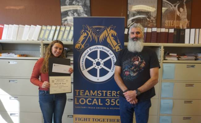 Teamsters California Hispanic Caucus Recipient – Genna Vieira