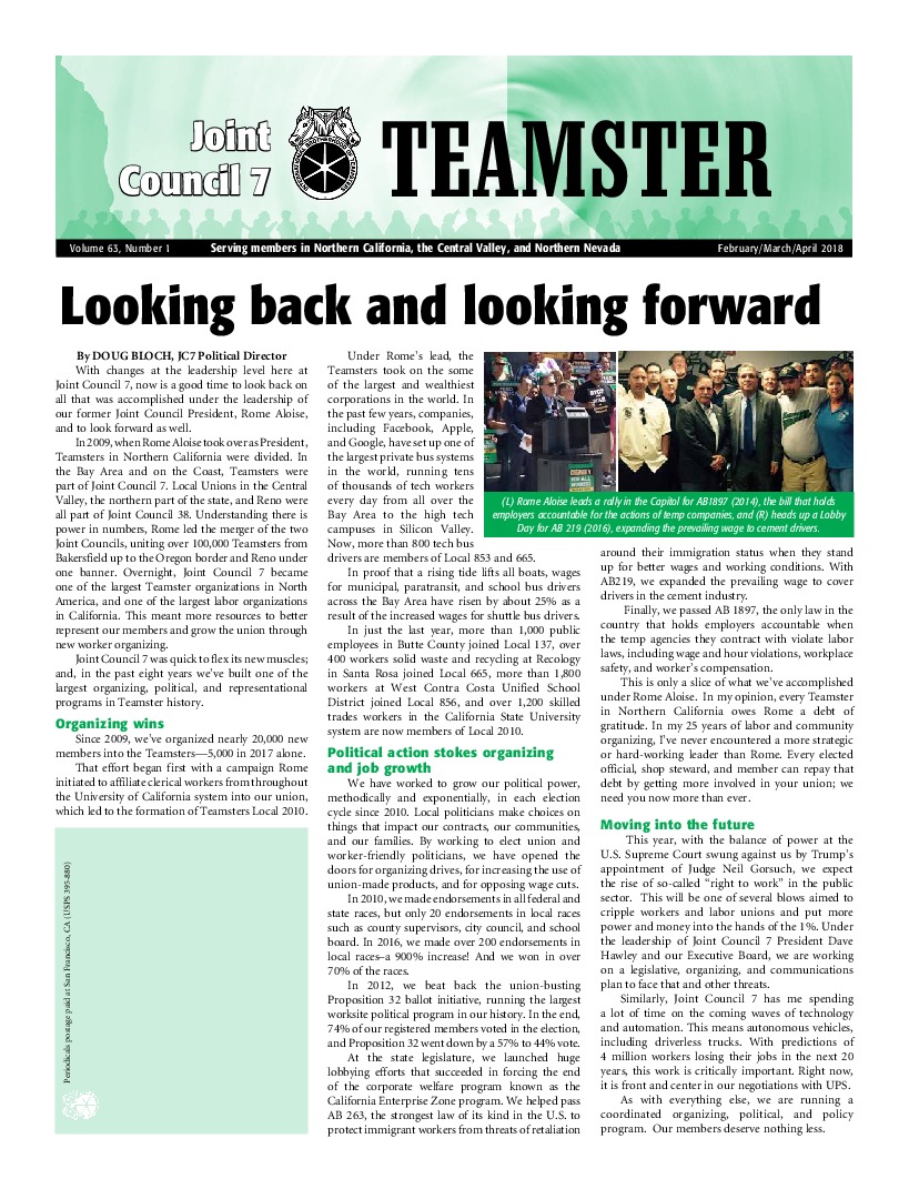 Joint Council 7 Newspaper