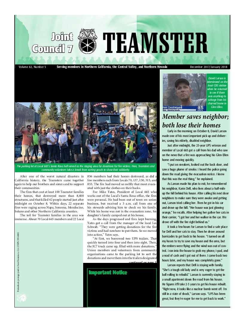 Joint Council 7 Newspaper