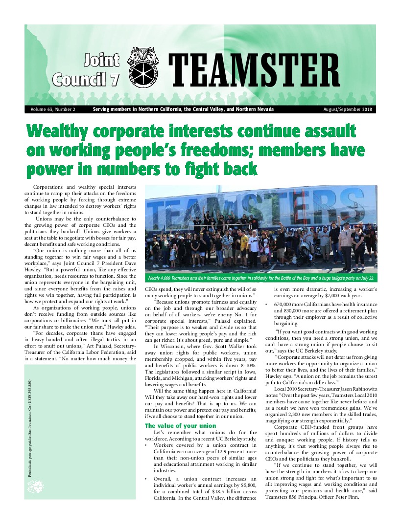 Joint Council 7 Newspaper