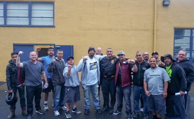 Drivers & Mechanics at Mission Trail Waste Systems Ratify New Contract!