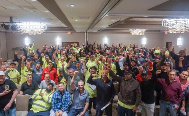 Recology San Mateo Strike Sanction Meeting