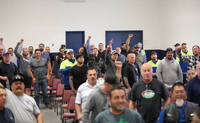 Allied Waste Services of Santa Clara members unanimously authorize strike action