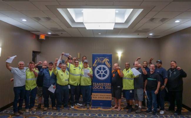 South Bay Recycling Semi-Drivers Unit Approve New Contract!