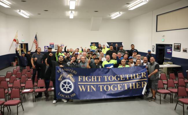 Allied Waste Services of Santa Clara vote 100% Yes on new deal