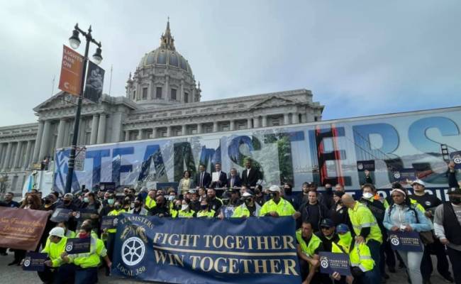San Francisco proclaims October 26 as Teamsters Local 350 Day!