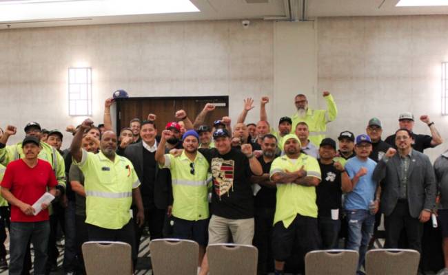 Workers at Recology San Mateo Ratify Strong Contract 5/12/26
